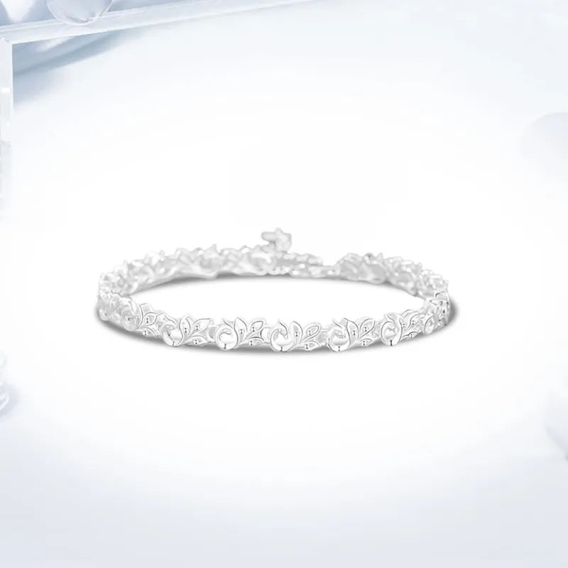 Love Link S 999 Fine Silver Bracelets Women's-2