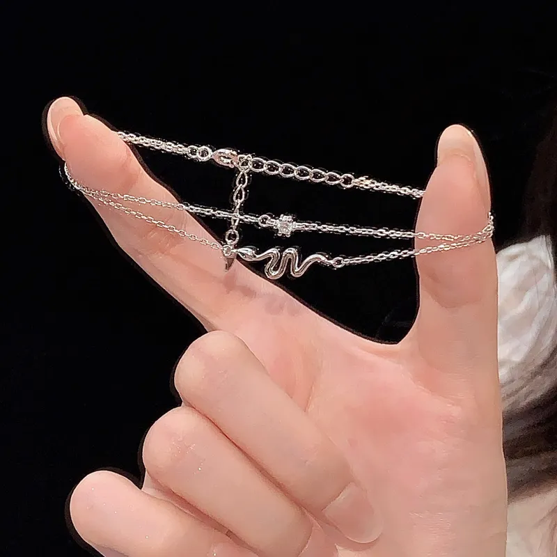 Love Link 925 Sterling Silver Bracelets Women's-2