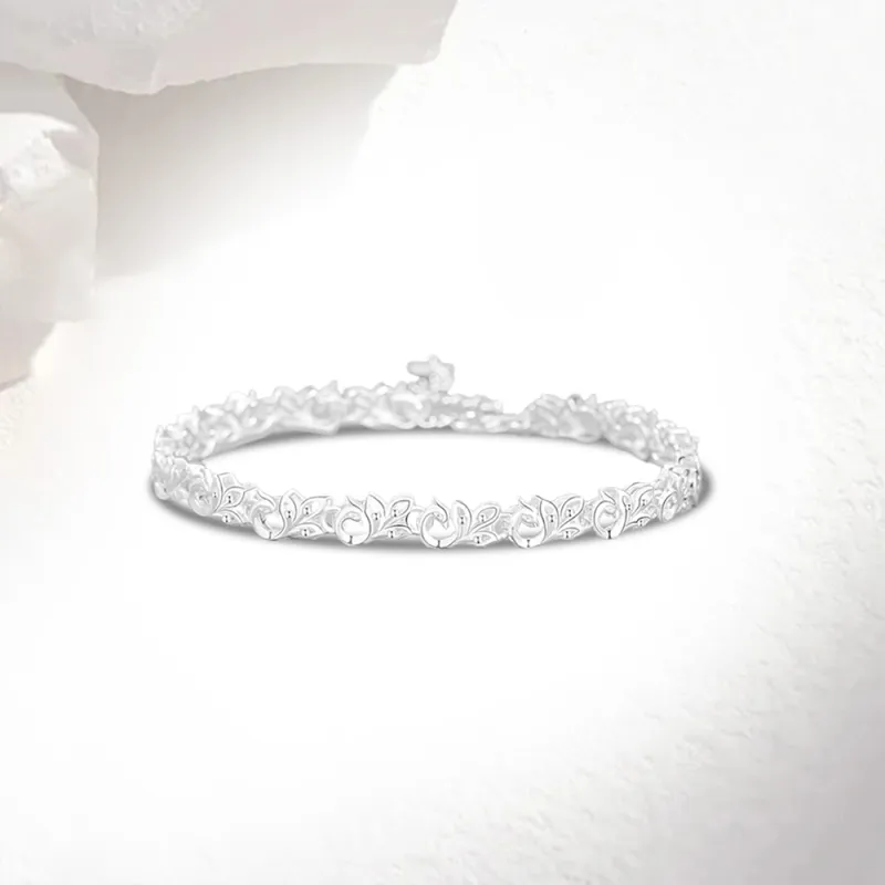 Love Link S 999 Fine Silver Bracelets Women's-1