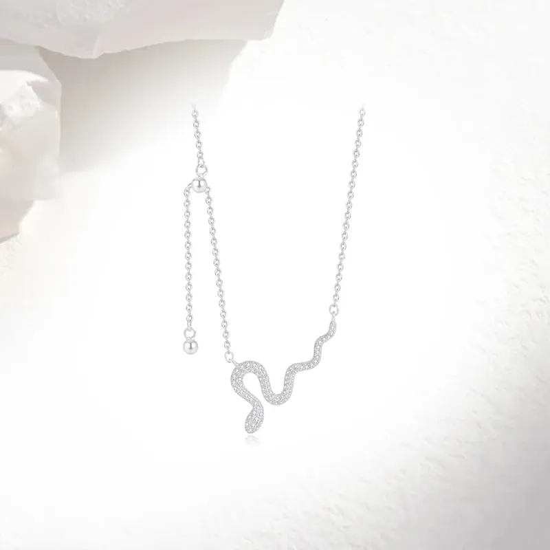 Love Link 925 Sterling Silver Necklaces Women's-4