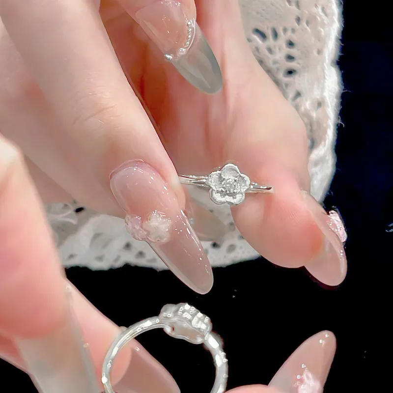 Love Link 925 Sterling Silver Rings Women's-9