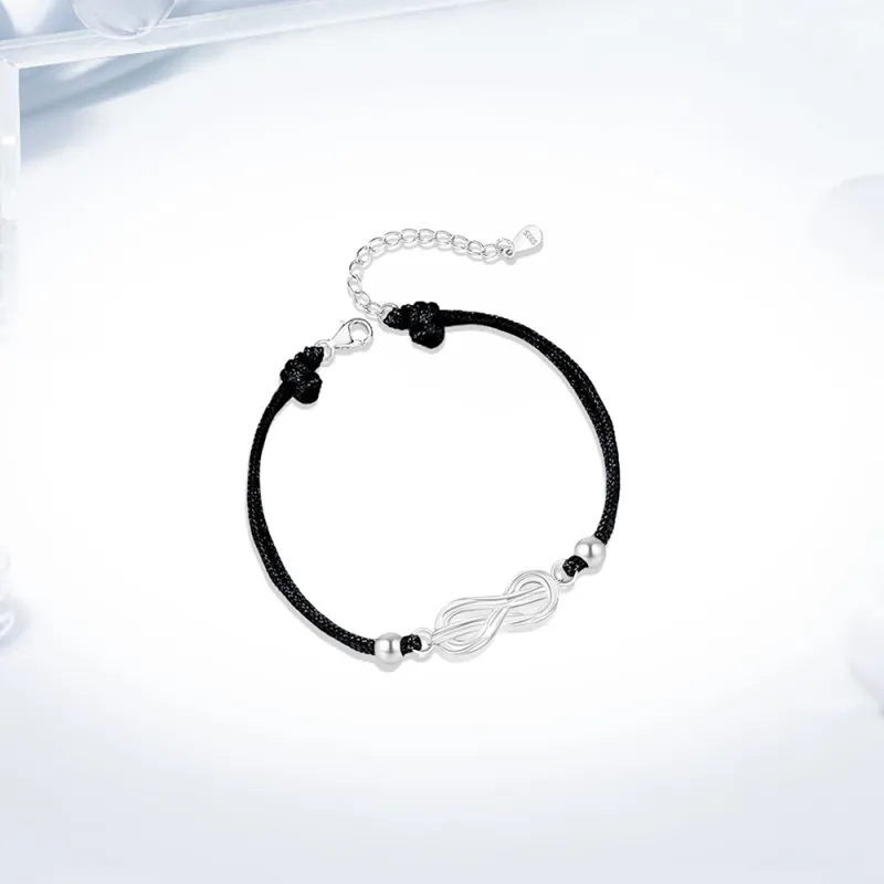Love Link S925 Silver Bracelets Unisex-2
