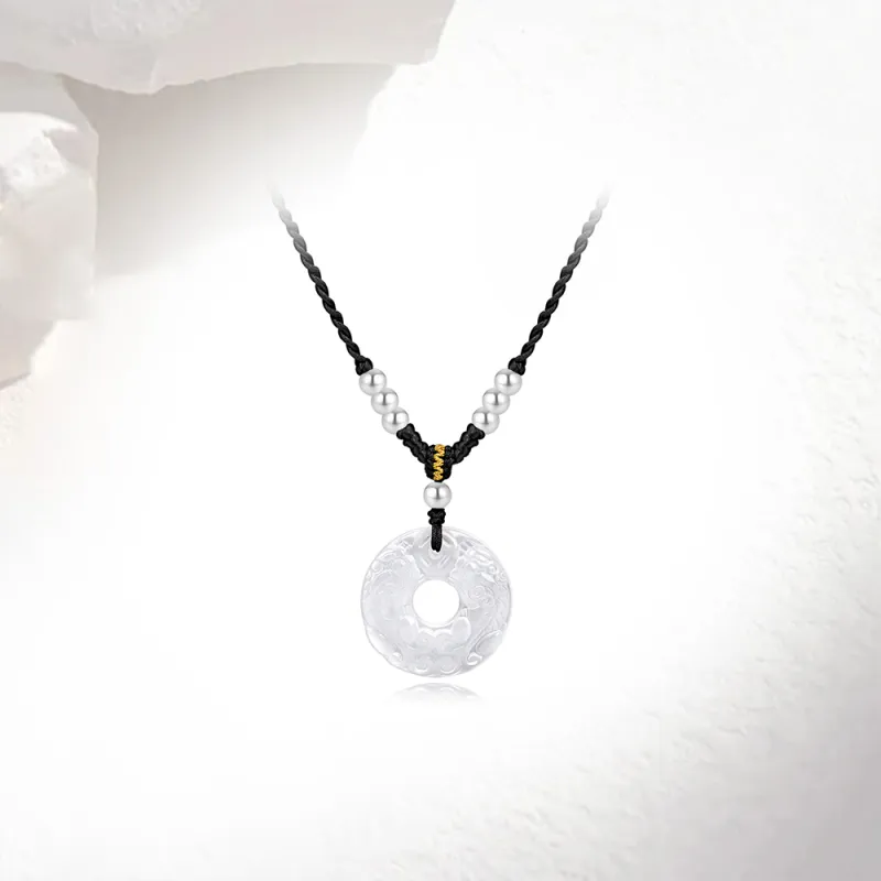 Love Link Chalcedony Necklaces Unisex-2