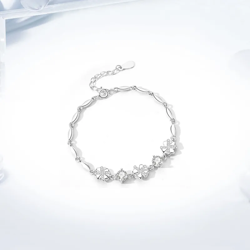 Love Link 999 Fine Silver Bracelets Women's-1
