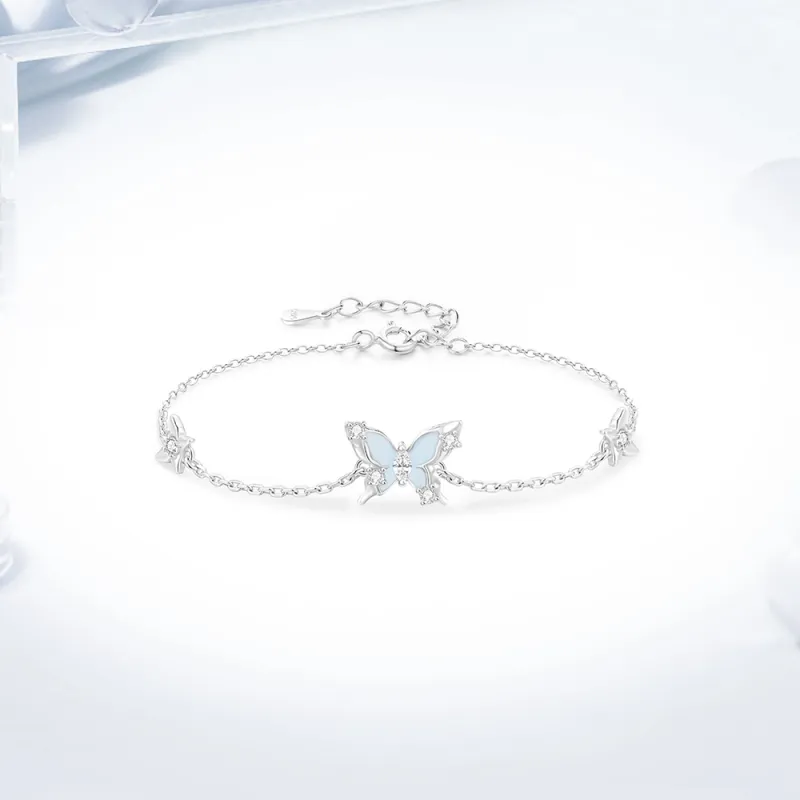 Love Link 925 Sterling Silver Bracelets Women's-1