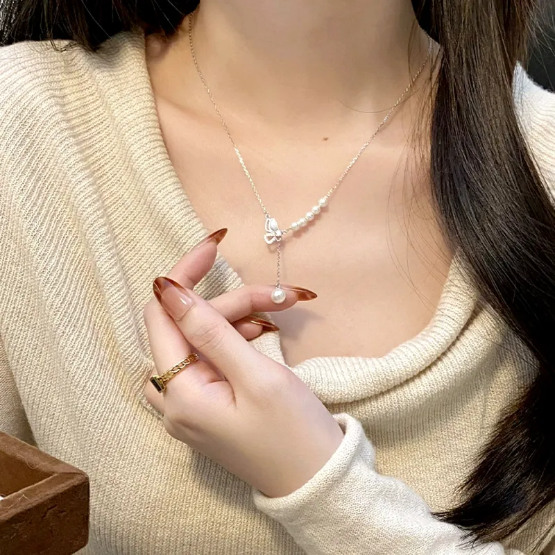 Love Link 925 Sterling Silver Necklaces Women's-3