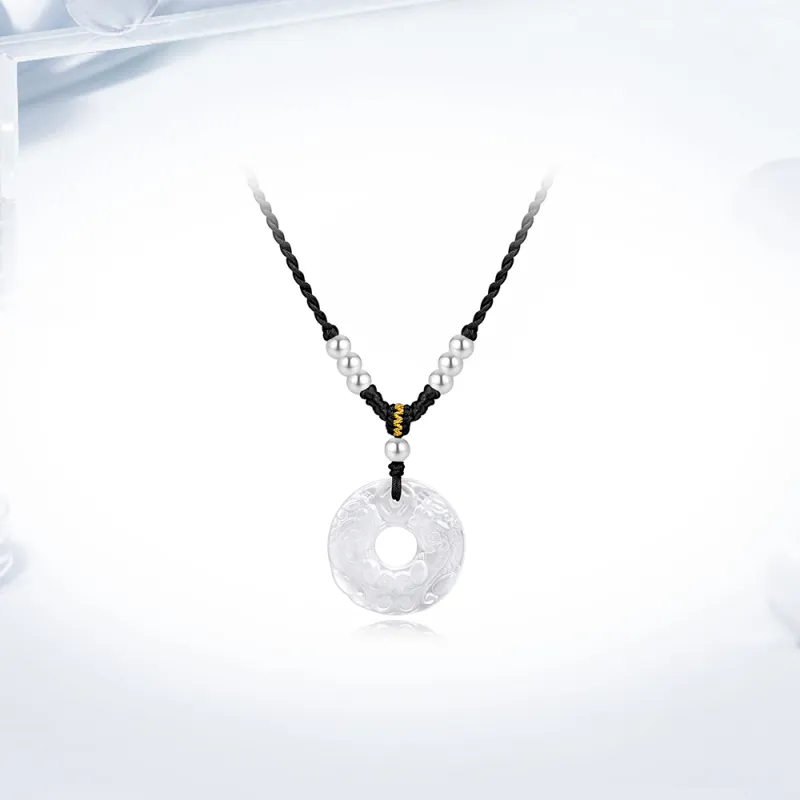 Love Link Chalcedony Necklaces Unisex-1