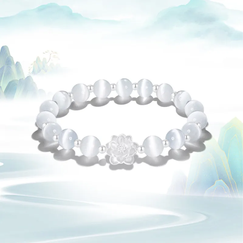 Love Link 999 Fine Silver Bracelets Women's-2