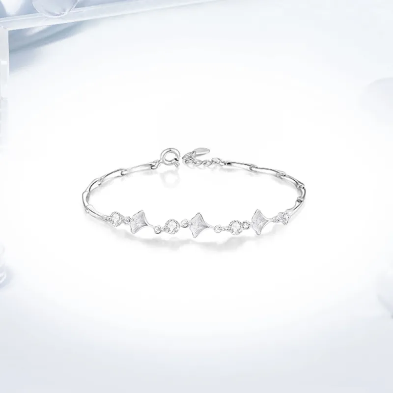 Love Link 925 Sterling Silver Bracelets Women's-1
