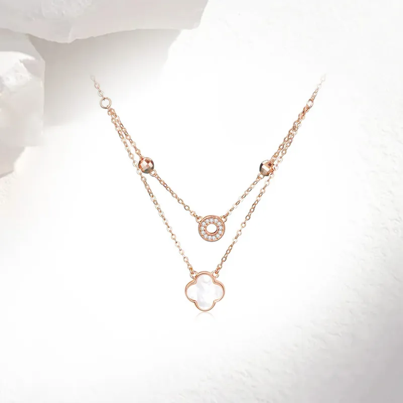 Love Link 925 Sterling Silver Necklaces Women's-3
