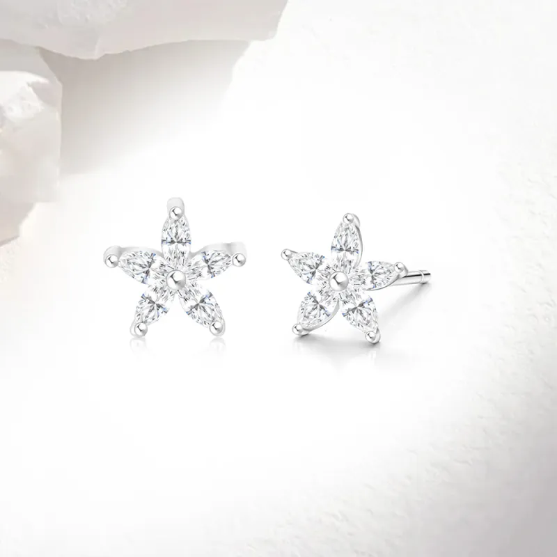 Love Link 925 Sterling Silver Stud Earrings Women's-2