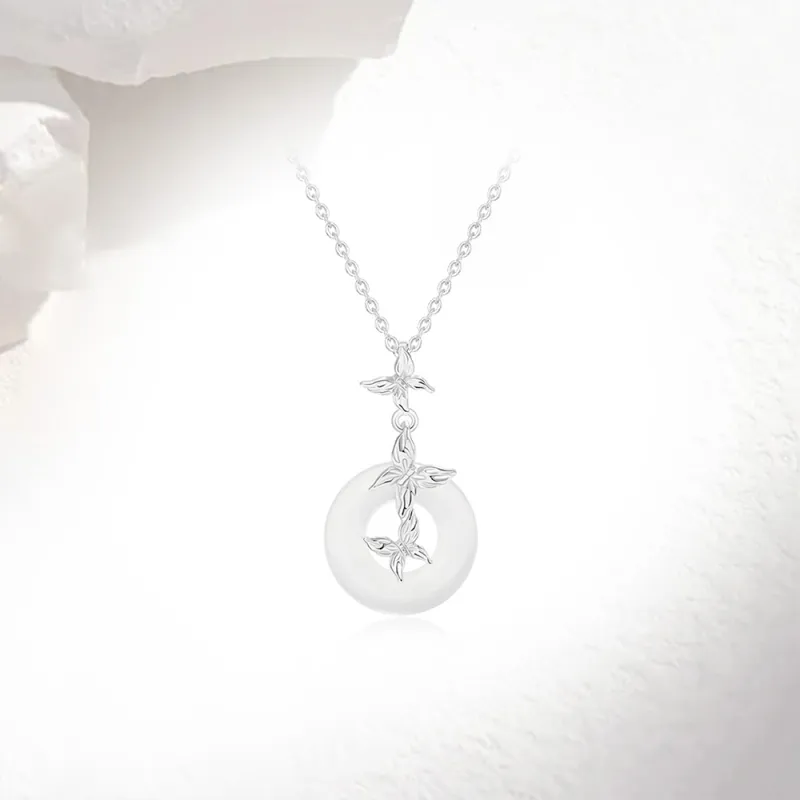 Love Link Chalcedony Necklaces Women's-2