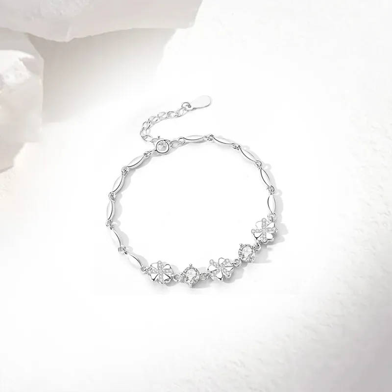 Love Link 999 Fine Silver Bracelets Women's-2