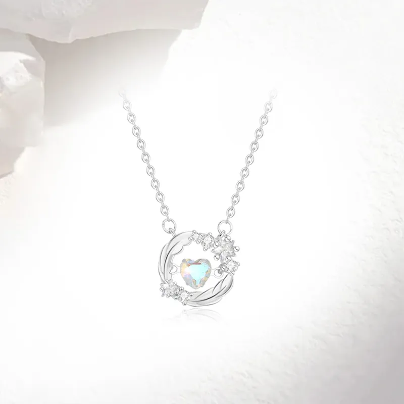 Love Link 999 Fine Silver Necklaces Women's-3