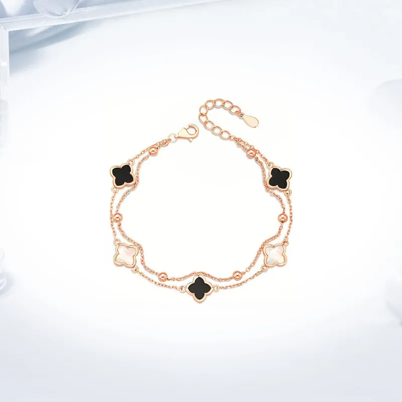 Love Link 925 Sterling Silver Bracelets Women's-1
