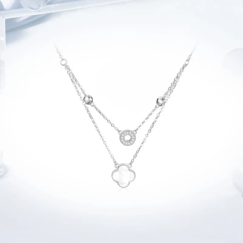 Love Link 925 Sterling Silver Necklaces Women's-1