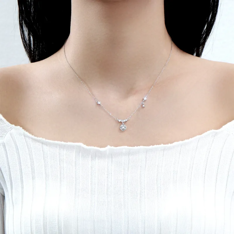 Love Link 999 Fine Silver Necklaces Women's-1