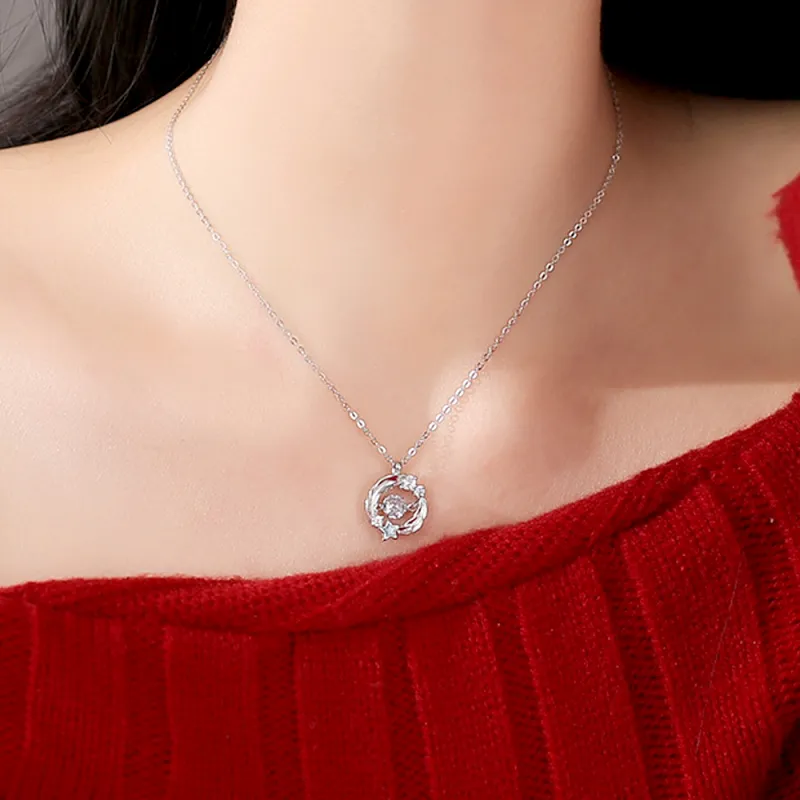 Love Link 999 Fine Silver Necklaces Women's-2