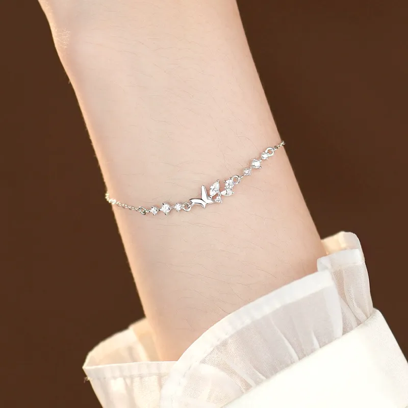 Love Link 925 Sterling Silver Bracelets Women's-1