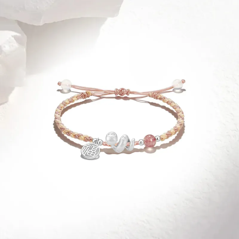 Love Link 999 Fine Silver Bracelets Unisex-1