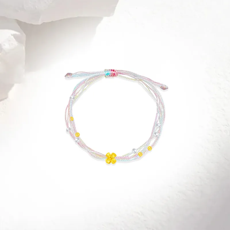 Love Link Alloy Rope Bracelets Women's-1