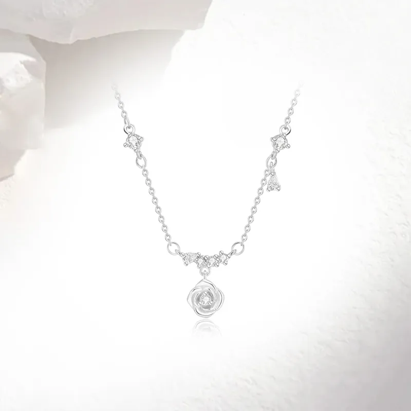 Love Link 999 Fine Silver Necklaces Women's-3