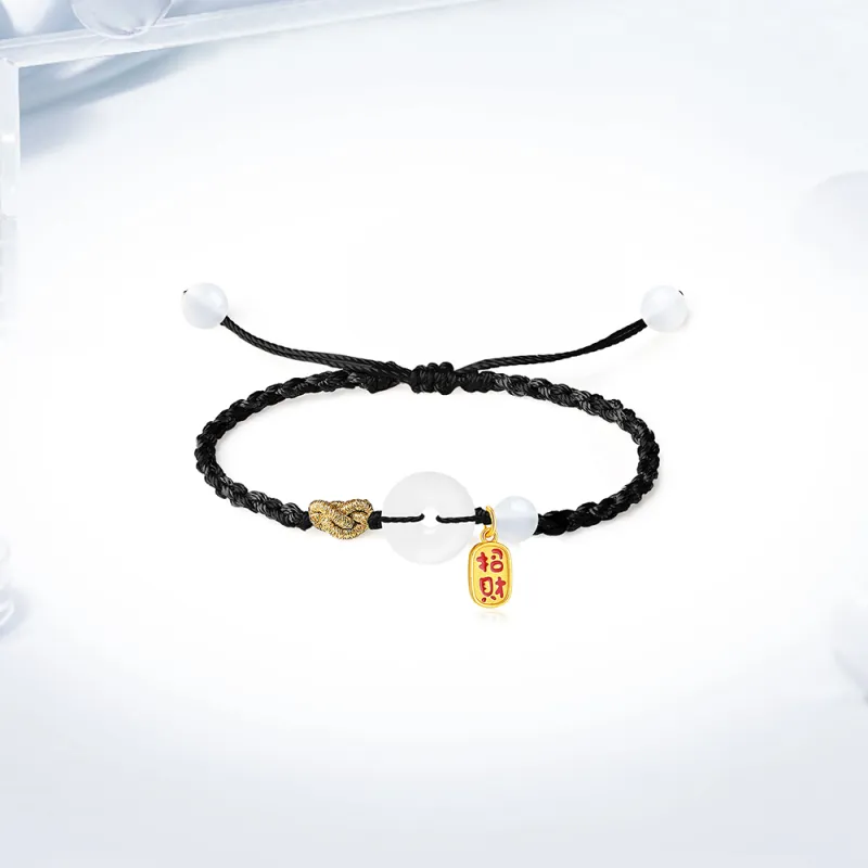 Love Link Chalcedony Bracelets Unisex-3