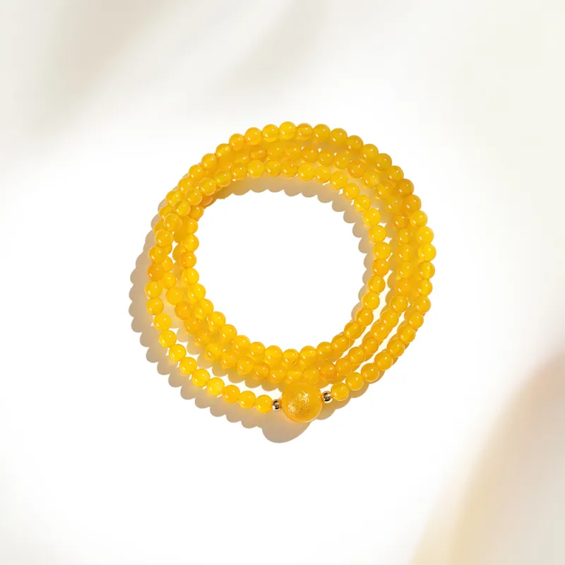Love Link Natural Agate Bracelets Women's-5