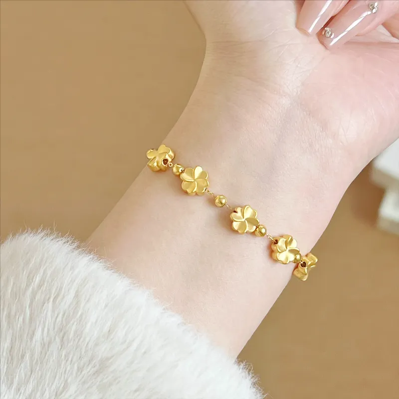 Love Link 999 Fine Silver Bracelets Women's-4