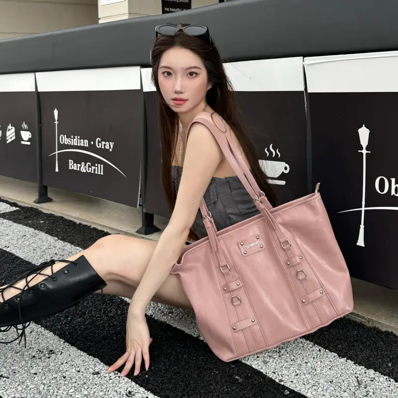 CULTIVATOR PU Tote Bag, Shopping Bag, Shoulder Bag Tubas Unisex Multicolor-3