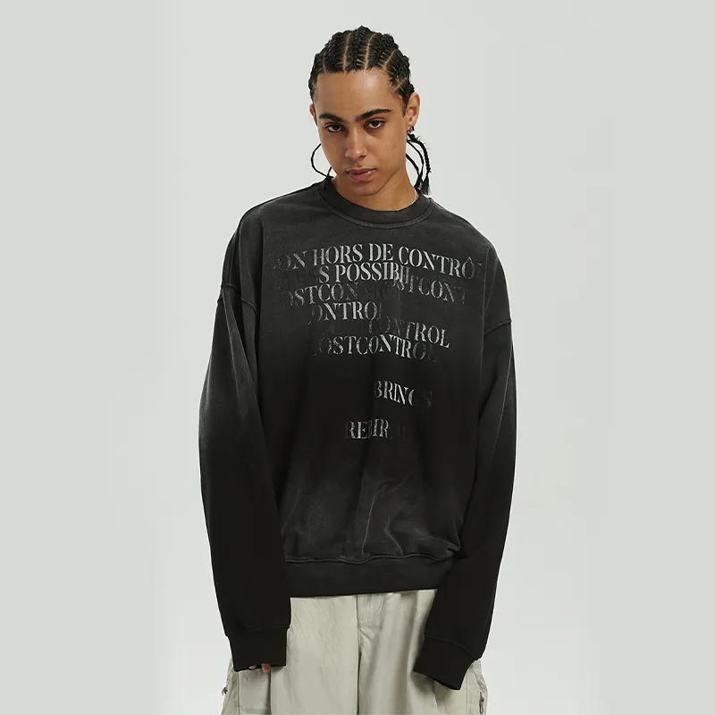 LOSTCTRL Sweatshirt Unisex Black-3