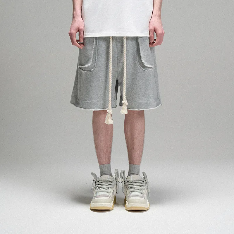 LOSTCTRL Casual Shorts Unisex Gray-2