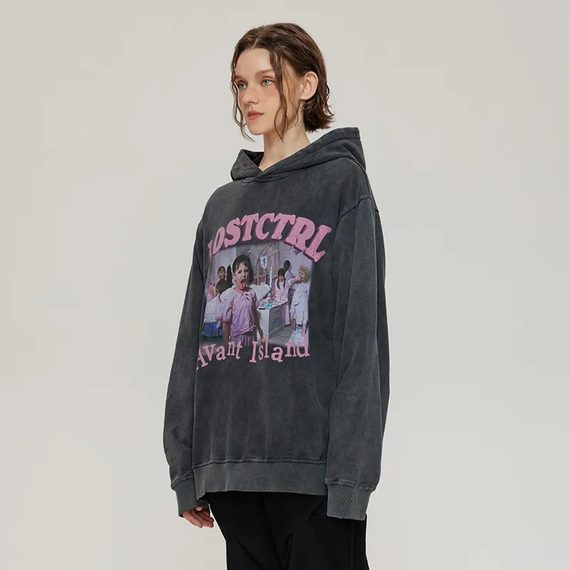 LOSTCTRL Sweatshirts Unisex Black-5