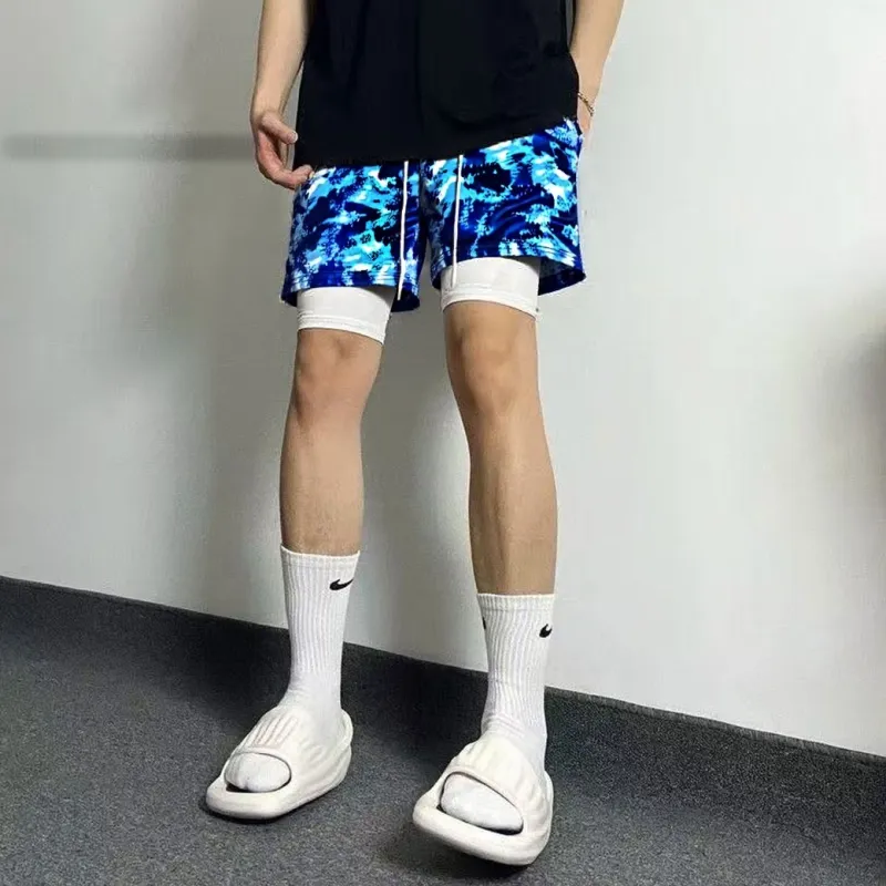 MEIKE Casual Shorts Unisex Blue-2