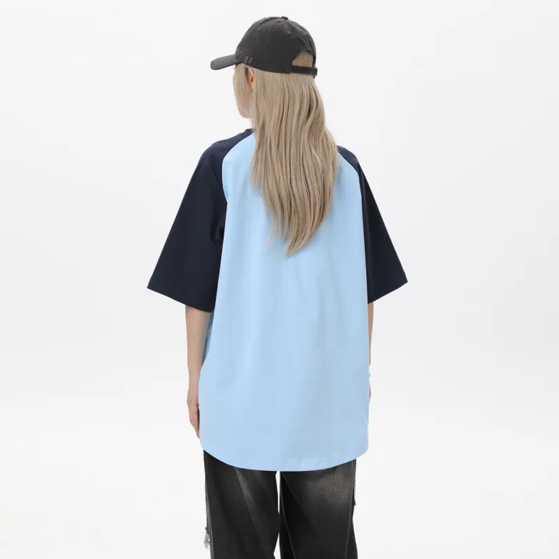 POPEYE Raglan Sleeve Loose Fit Casual Crew Neck Short Sleeved T Shirts Unisex-17