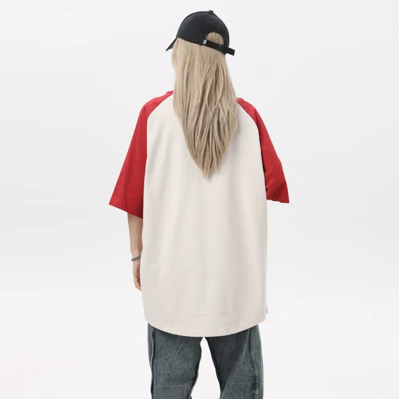 POPEYE Raglan Sleeve Loose Fit Casual Crew Neck Short Sleeved T Shirts Unisex-15