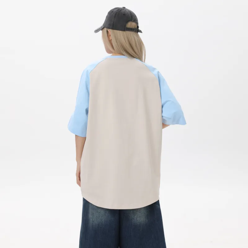 POPEYE Raglan Sleeve Loose Fit Casual Crew Neck Short Sleeved T Shirts Unisex-18