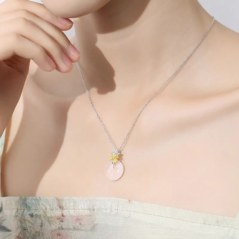 LIU GUI FU JEWELRY Chalcedony Necklaces Women's-8