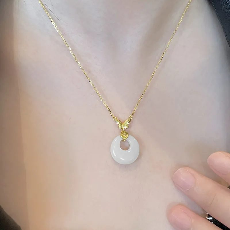 Asia Star Chalcedony Necklaces Women's-2
