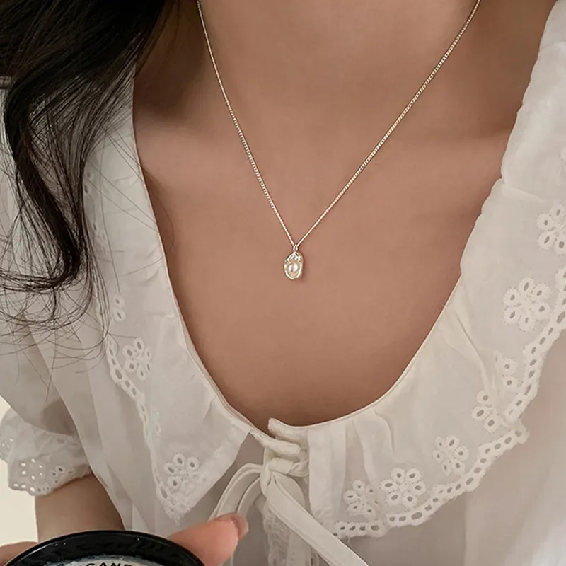 Asia Star Normcore Style Adjustable Collarbone Chain Necklaces Women's-2
