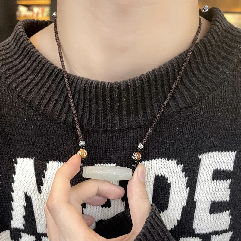 Asia Star Jade Necklaces Unisex-2
