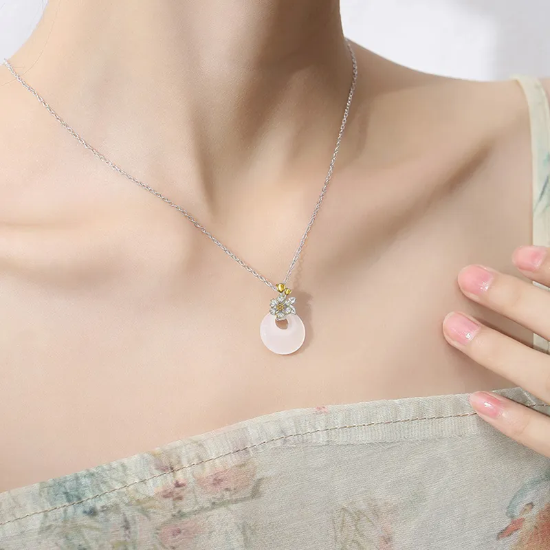 LIU GUI FU JEWELRY Chalcedony Necklaces Women's-10