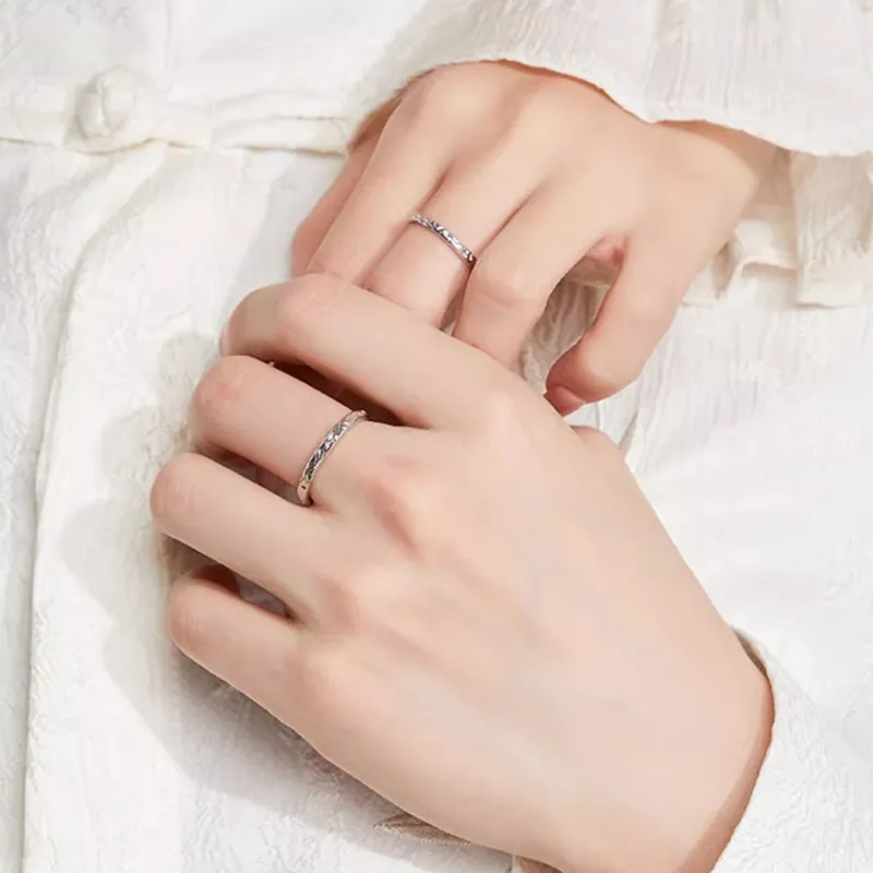 Asia Star Sterling Silver Rings Unisex-2