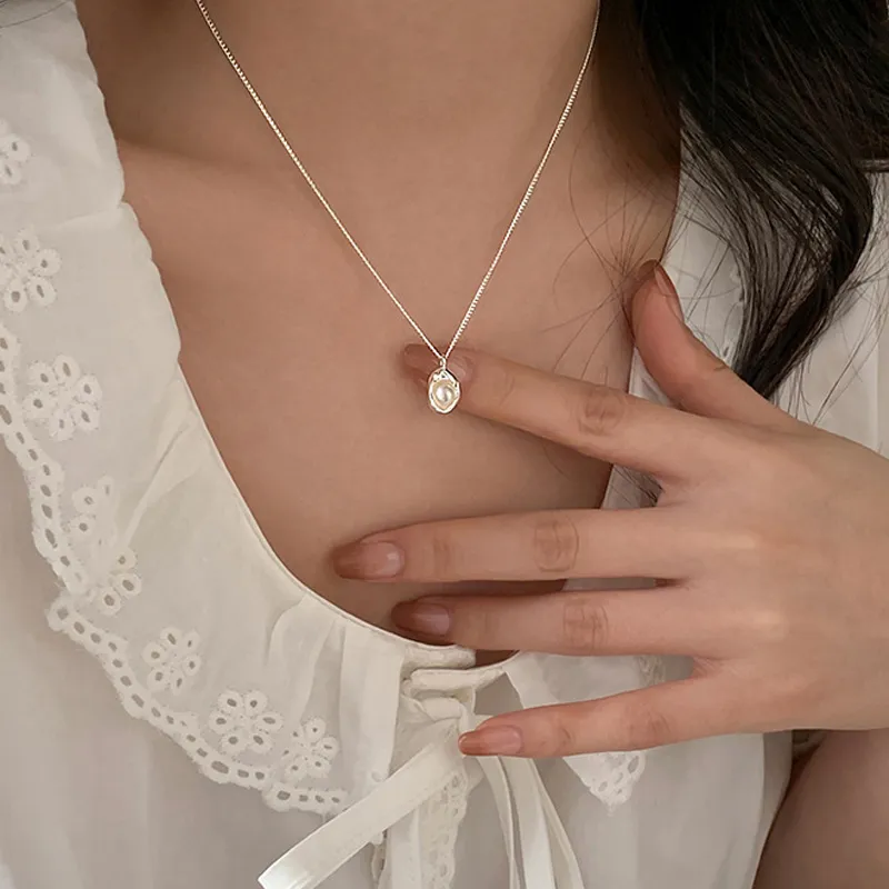 Asia Star Normcore Style Adjustable Collarbone Chain Necklaces Women's-1