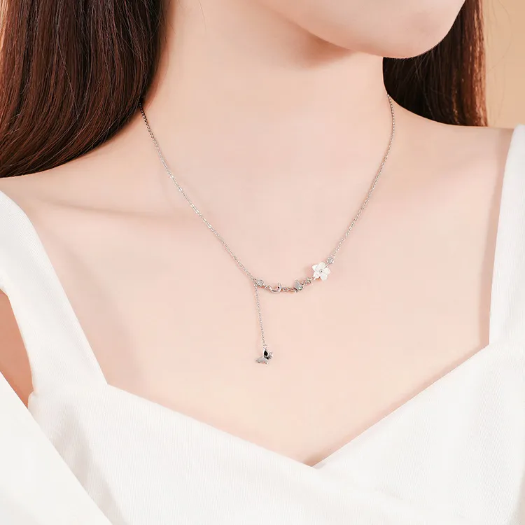 Asia Star Sterling Silver Necklaces Women's-1