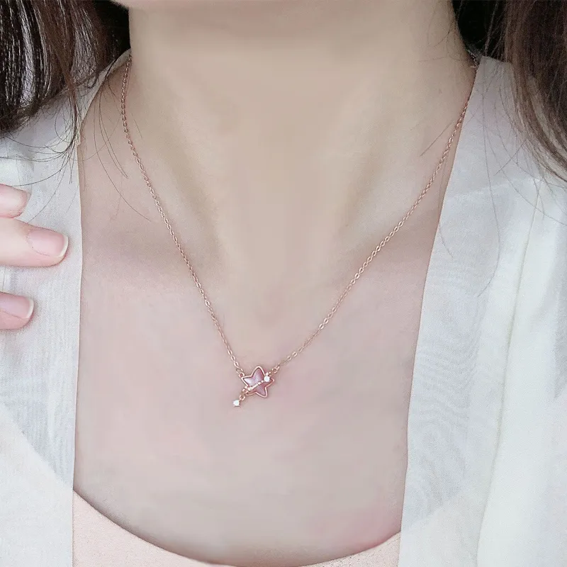 Asia Star S925 Silver Necklaces Women's-1