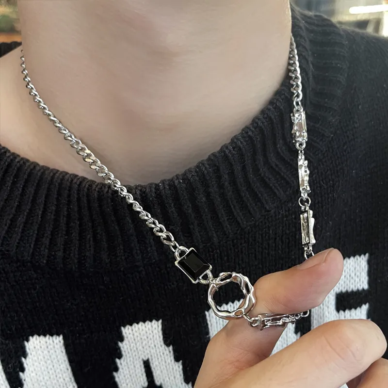 Asia Star Alloy Necklaces Unisex-2
