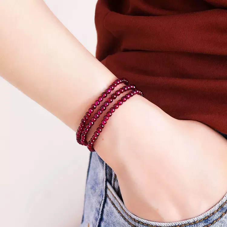 Asia Star Garnet Bracelets Women's-1