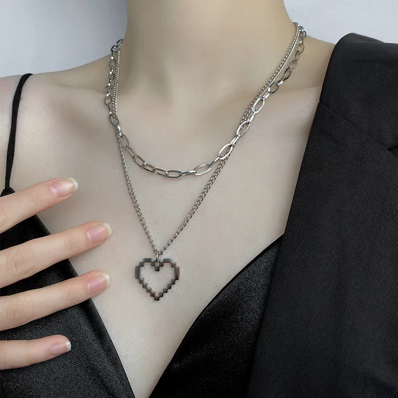 Asia Star Titanium Steel Necklaces Women's-2