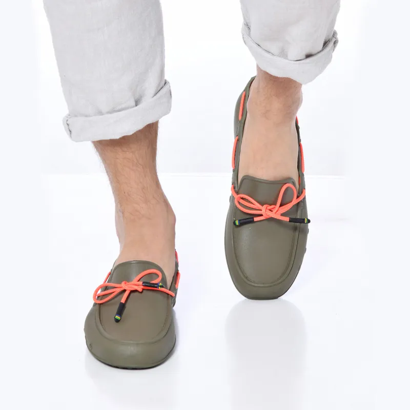 Cacatoès Beach Sandals Men Green Orange-4